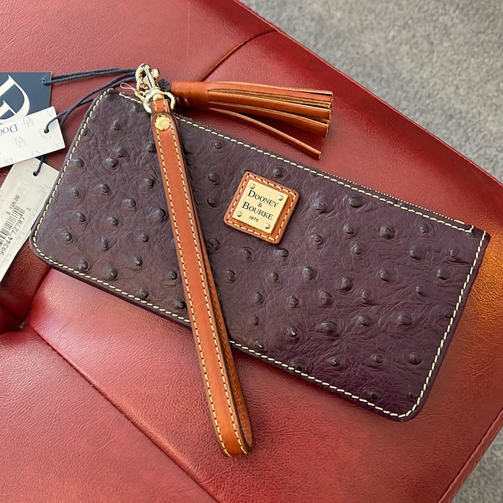 Dooney & Bourke Ostrich Wristlet